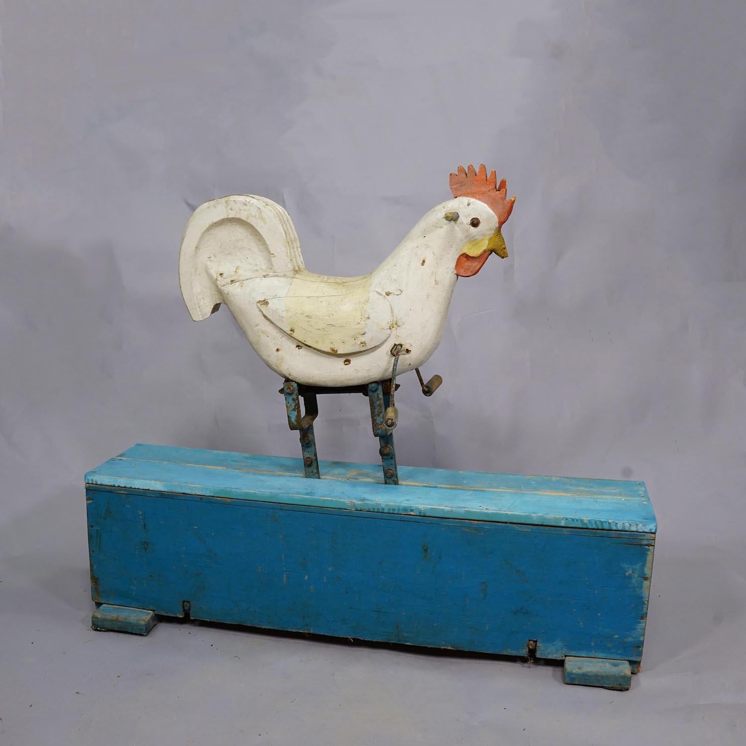 Autre Rare jouet à bascule pour poule, Allemagne vers 1920 en vente