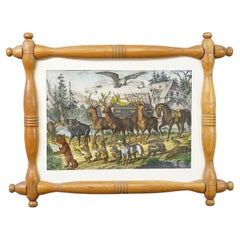 Antique Print 'The Hunters Funeral', Germany late 19th century