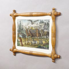 Antique Print 'The Hunters Funeral', Germany late 19th century