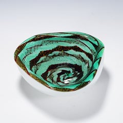 Alfredo Barbini attr. Murano Glass Bowl, Venice 1960s