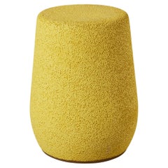 'Lightweight Porcelain' Stool and Side Table by Djim Berger - Bright Yellow