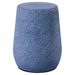 'Lightweight Porcelain' Stool and Side Table by Djim Berger - Dark Blue