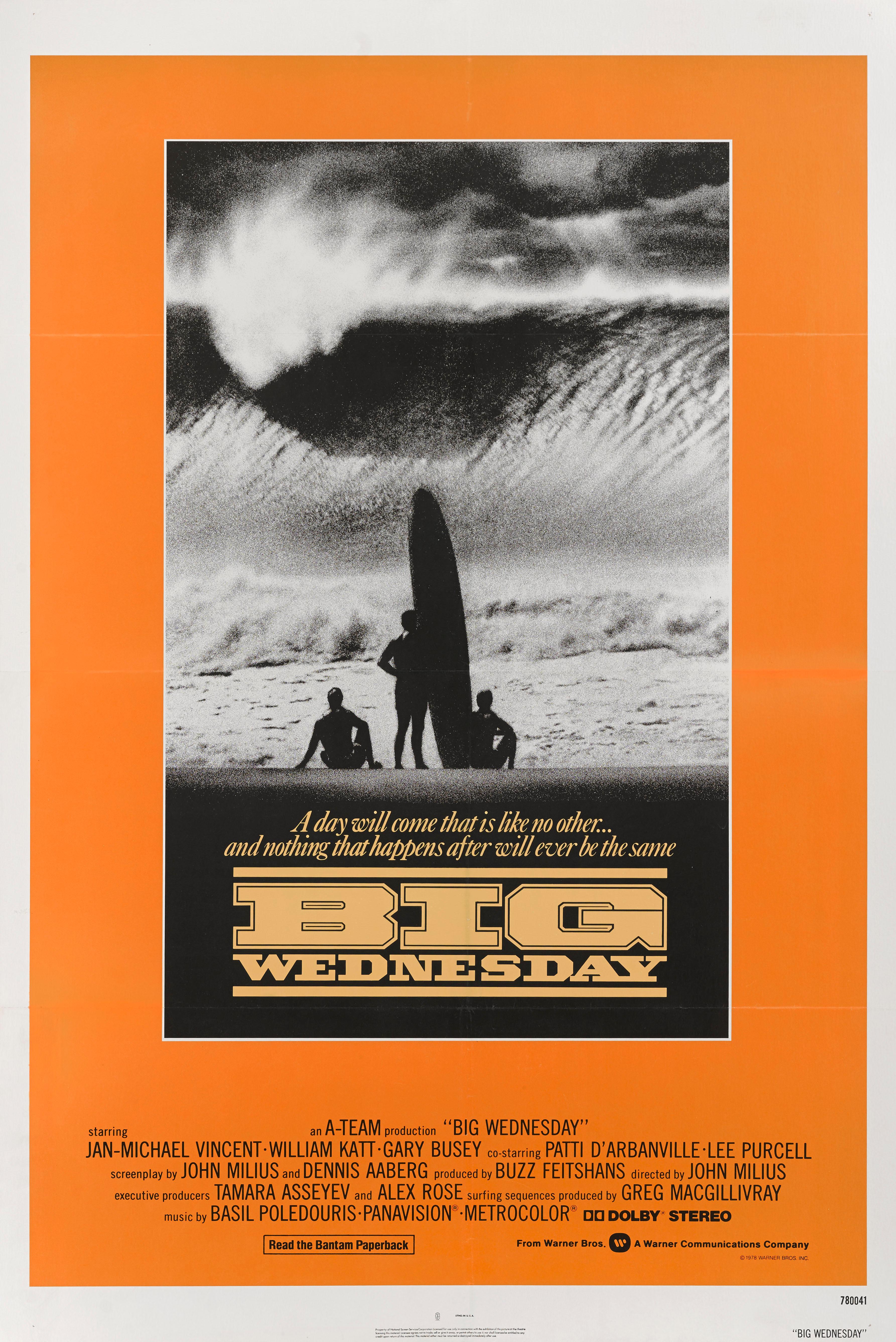 Original US film poster for the cult 1978 surfing movie staring Jan-Michael Vincent, William Katt and directed by John Milius.
This poster is conservation linen backed and it would be shipped rolled in a strong tube. If outside the UK it will be