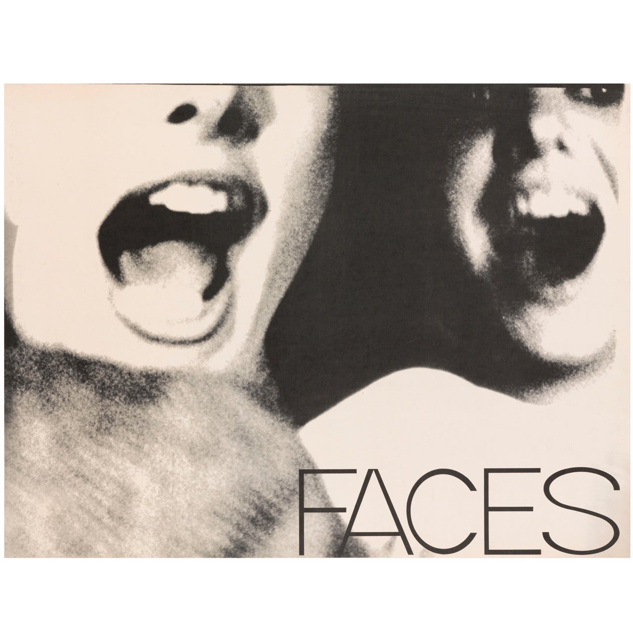 Film Poster for "Faces"