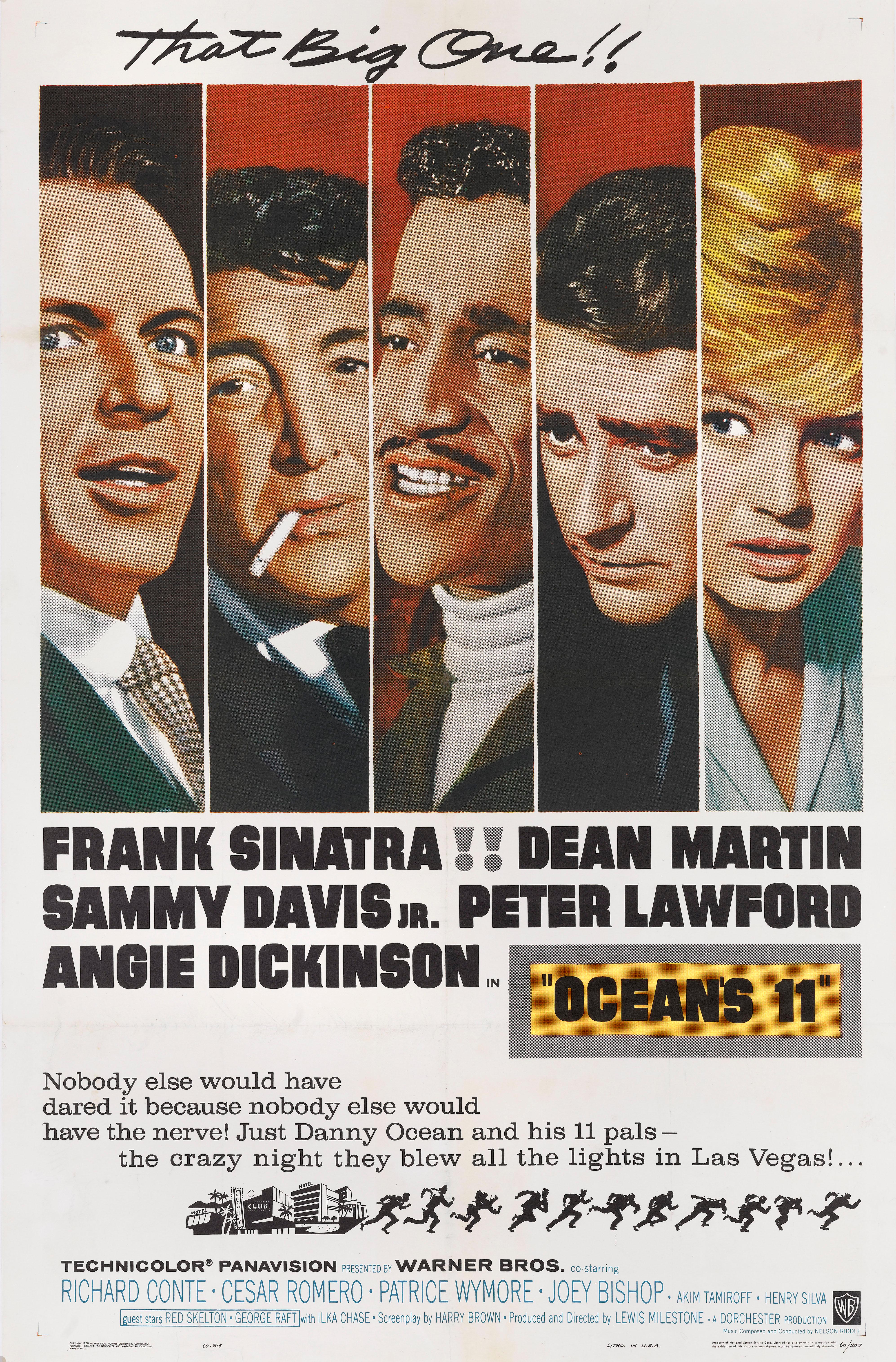 Original US Movie poster for Lewis Milestone's classic 1960 crime comedy starring the 