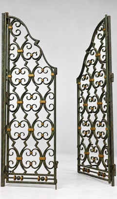 Decorative Wrought-Iron Screen, ATT. to Gilbert POILLERAT - 1940