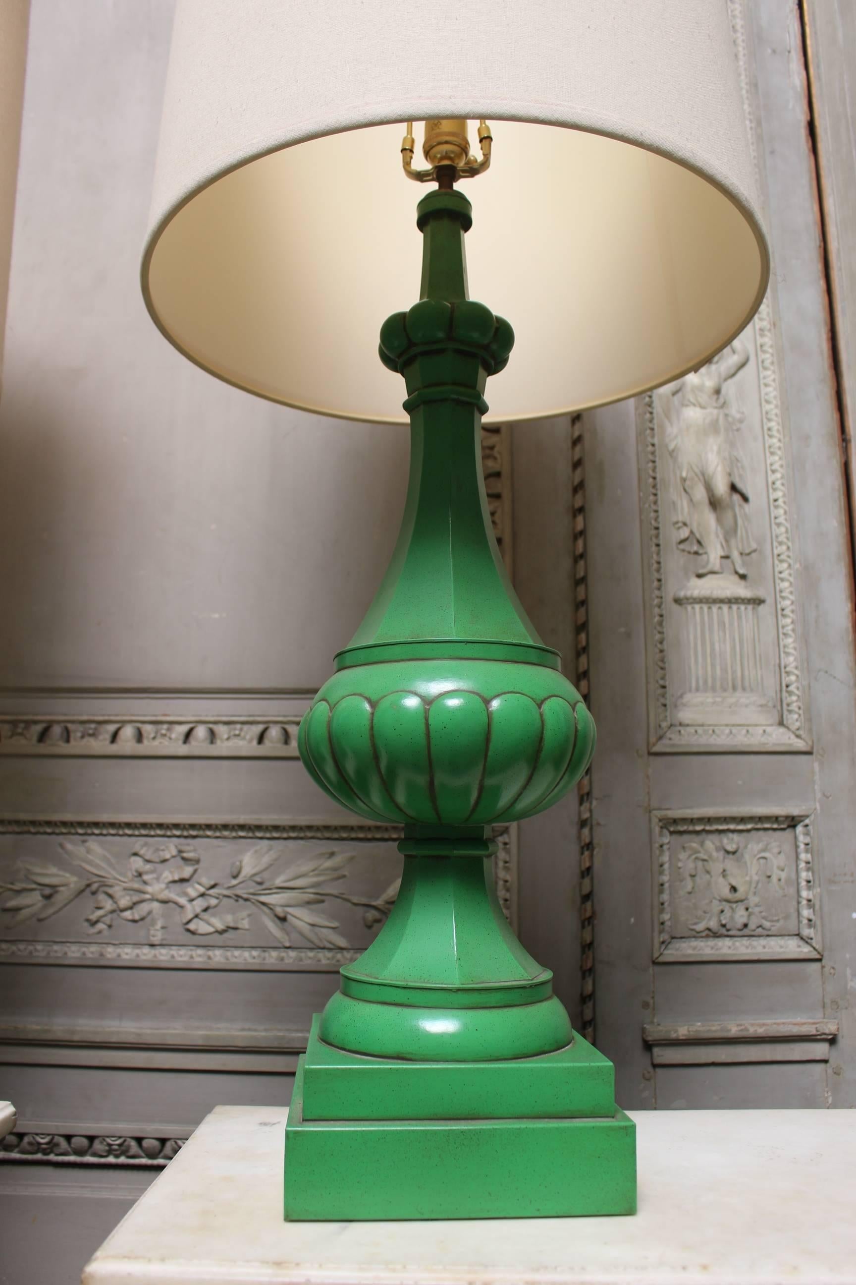 italian tole lamp