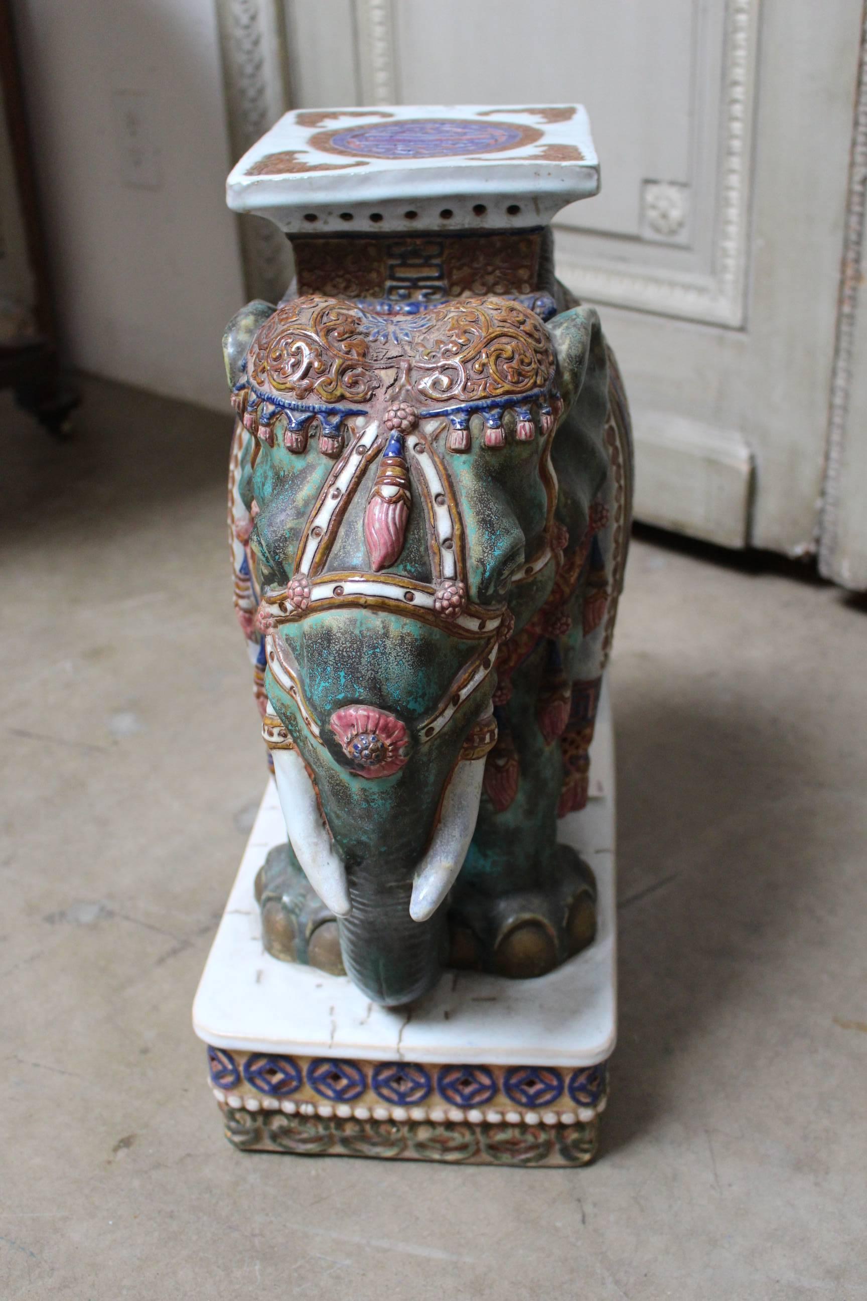 antique porcelain elephant