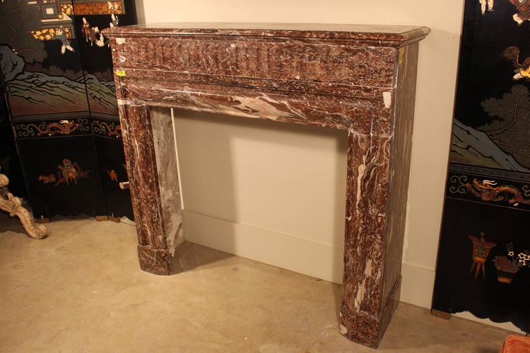 French Louis Xiv Style Marble Mantel For Sale At 1stdibs