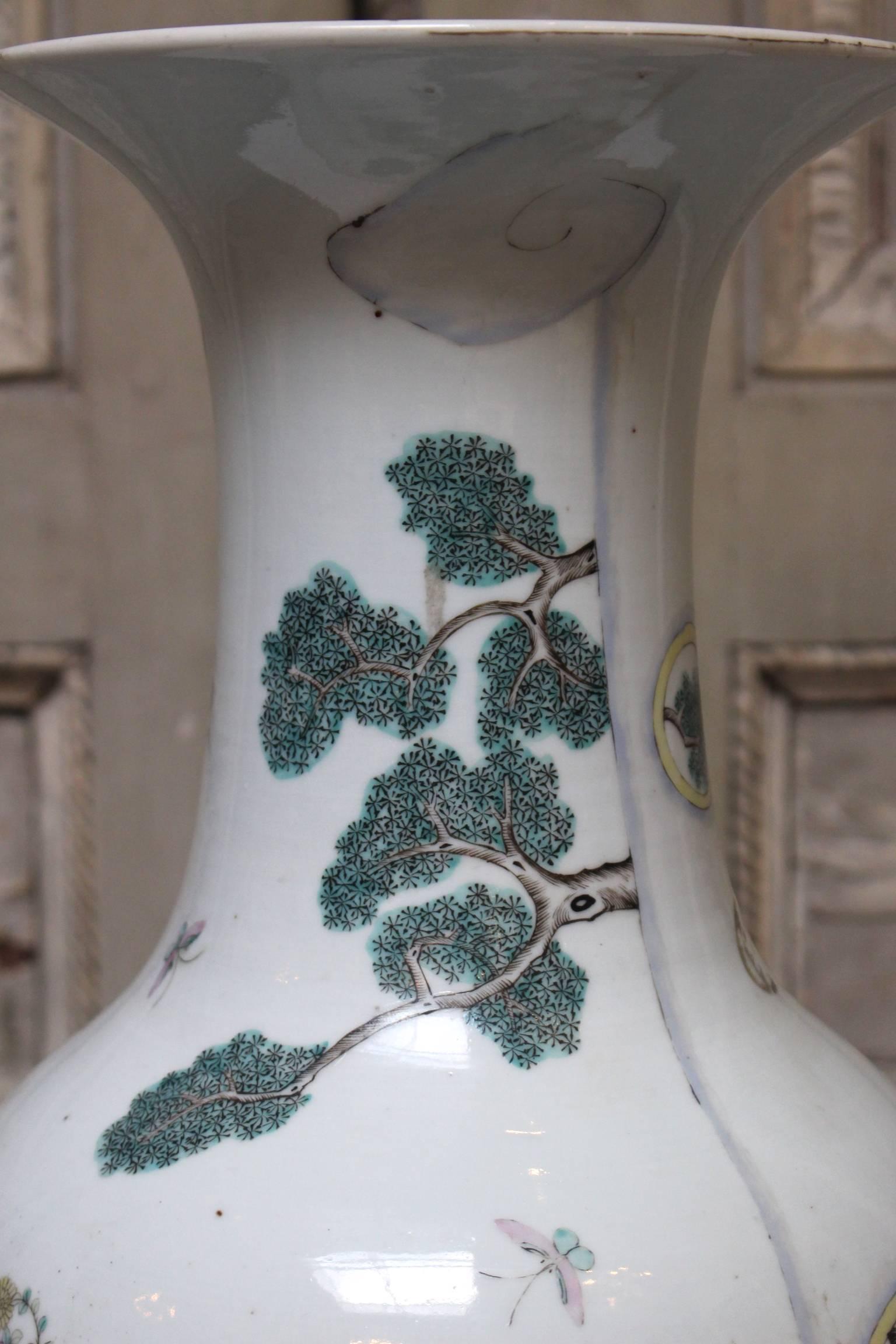 Grand vase en porcelaine chinoise en vente 2