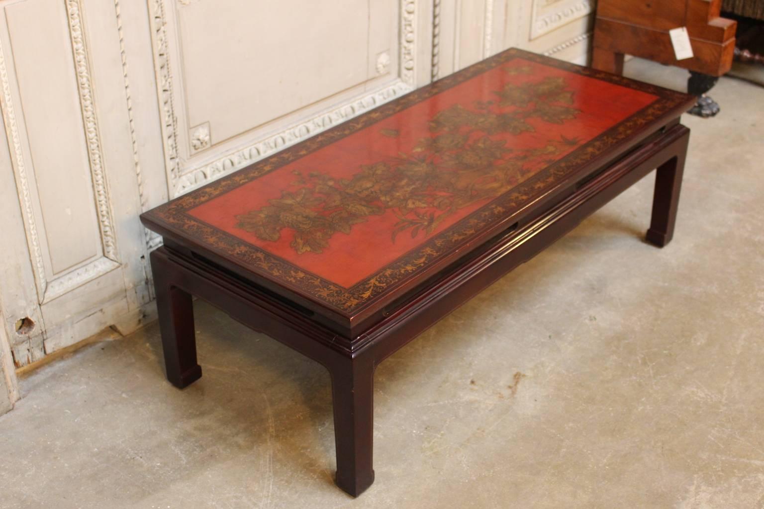 20th Century Chinese Lacquered Cocktail Table