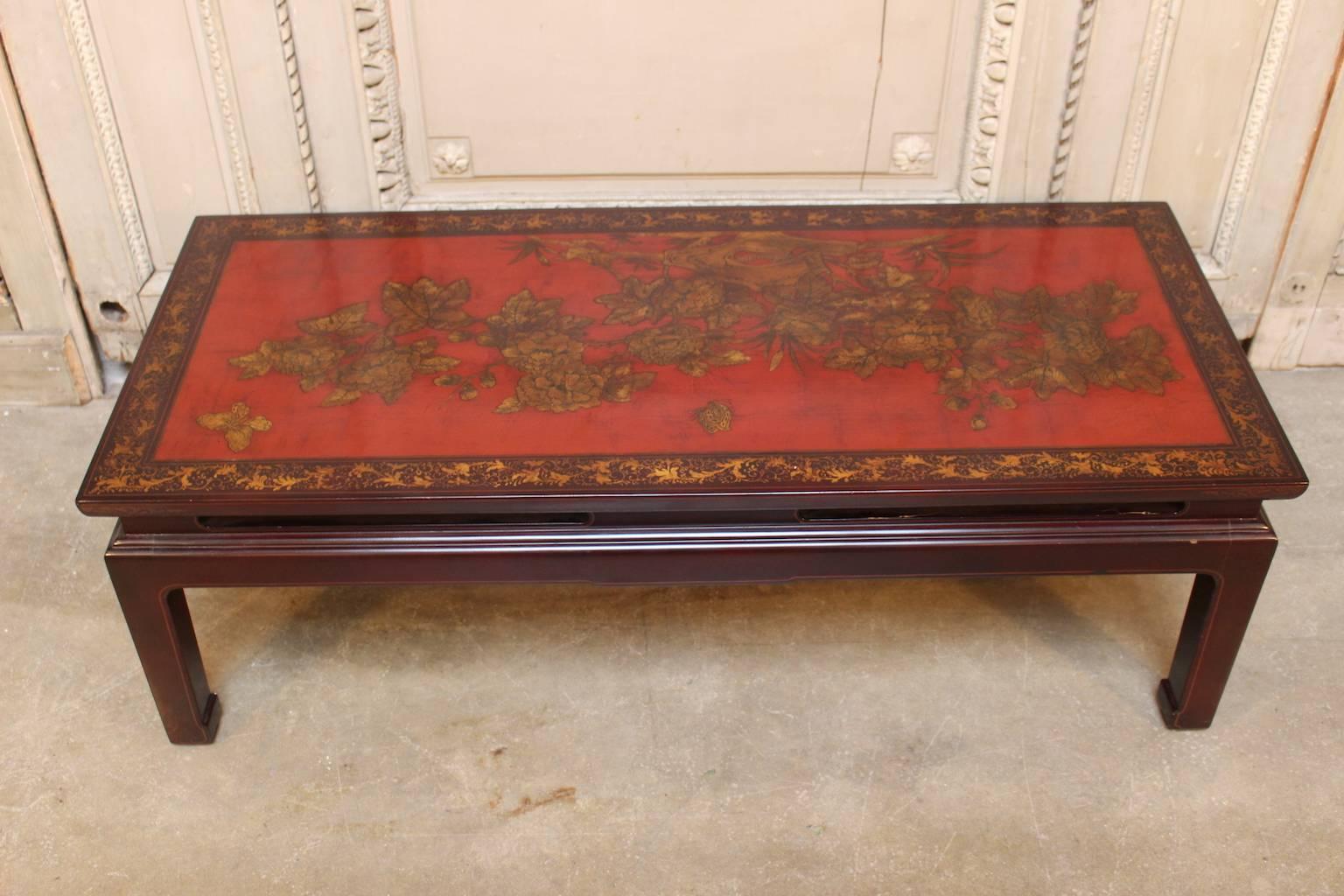 Chinese Lacquered Cocktail Table 4