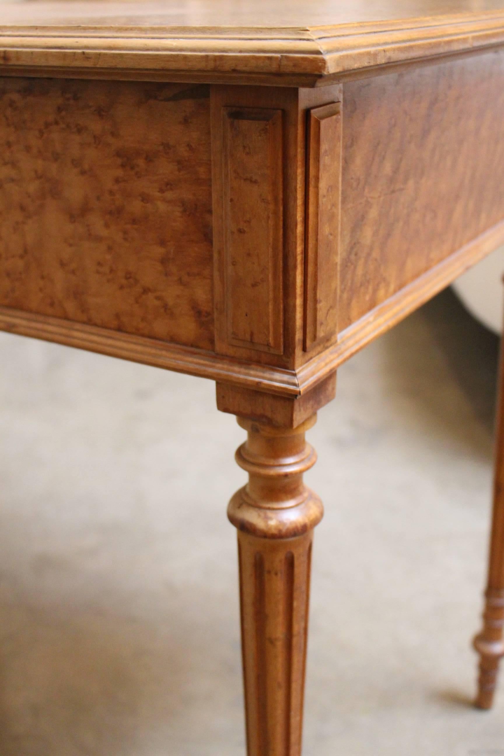 French, Louis XVI Style Maple Writing-Side Table 2
