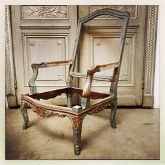 Paar französische Fauteuils im Regence-Stil