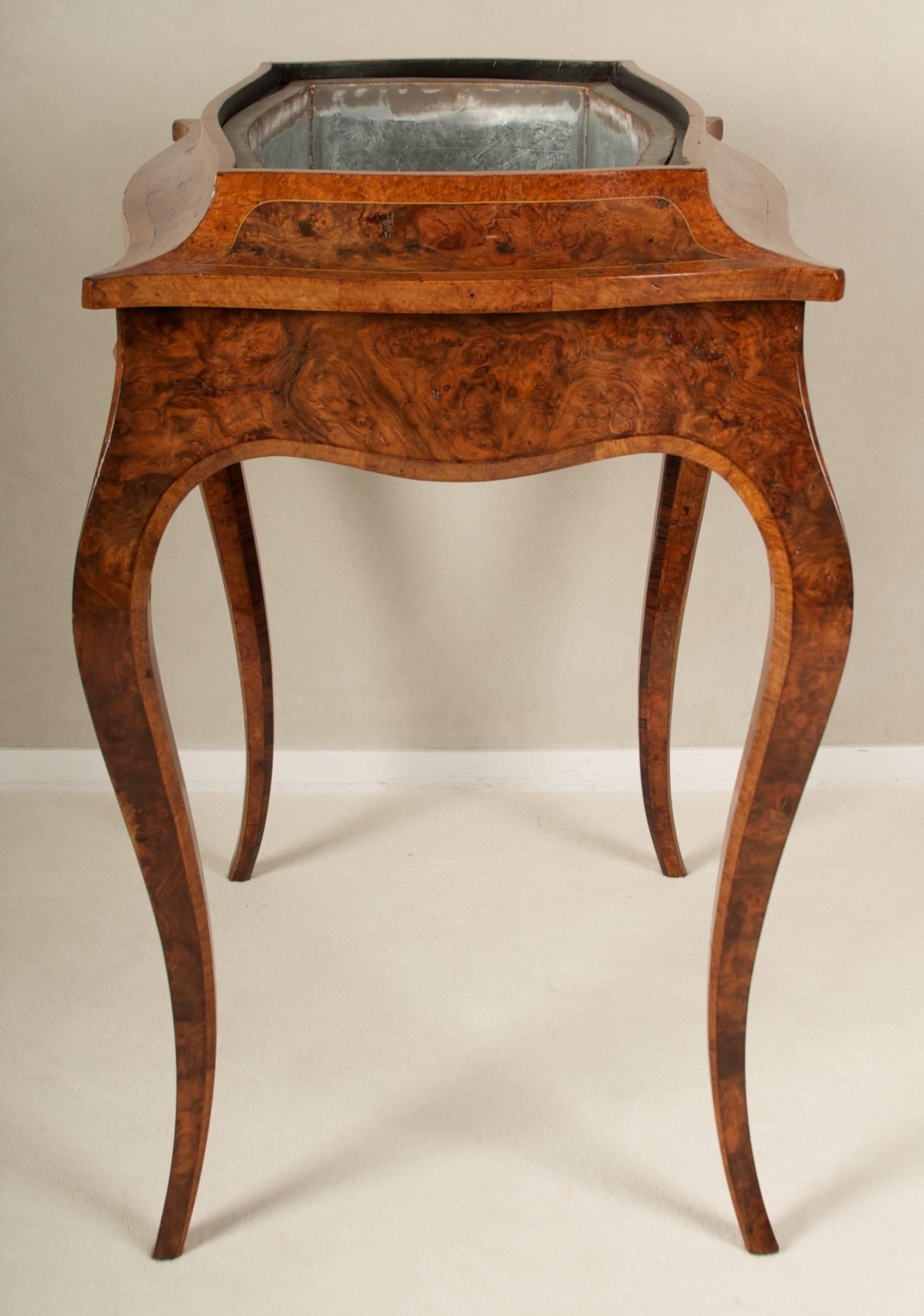 19th Century American Victorian Elm Burl Plant Stand In Excellent Condition In San Francisco, CA