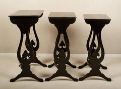 19th Century Regency Nesting Tables, Set of Three
