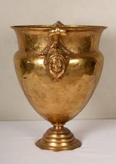 Neoclassical Gilded Copper Amphora