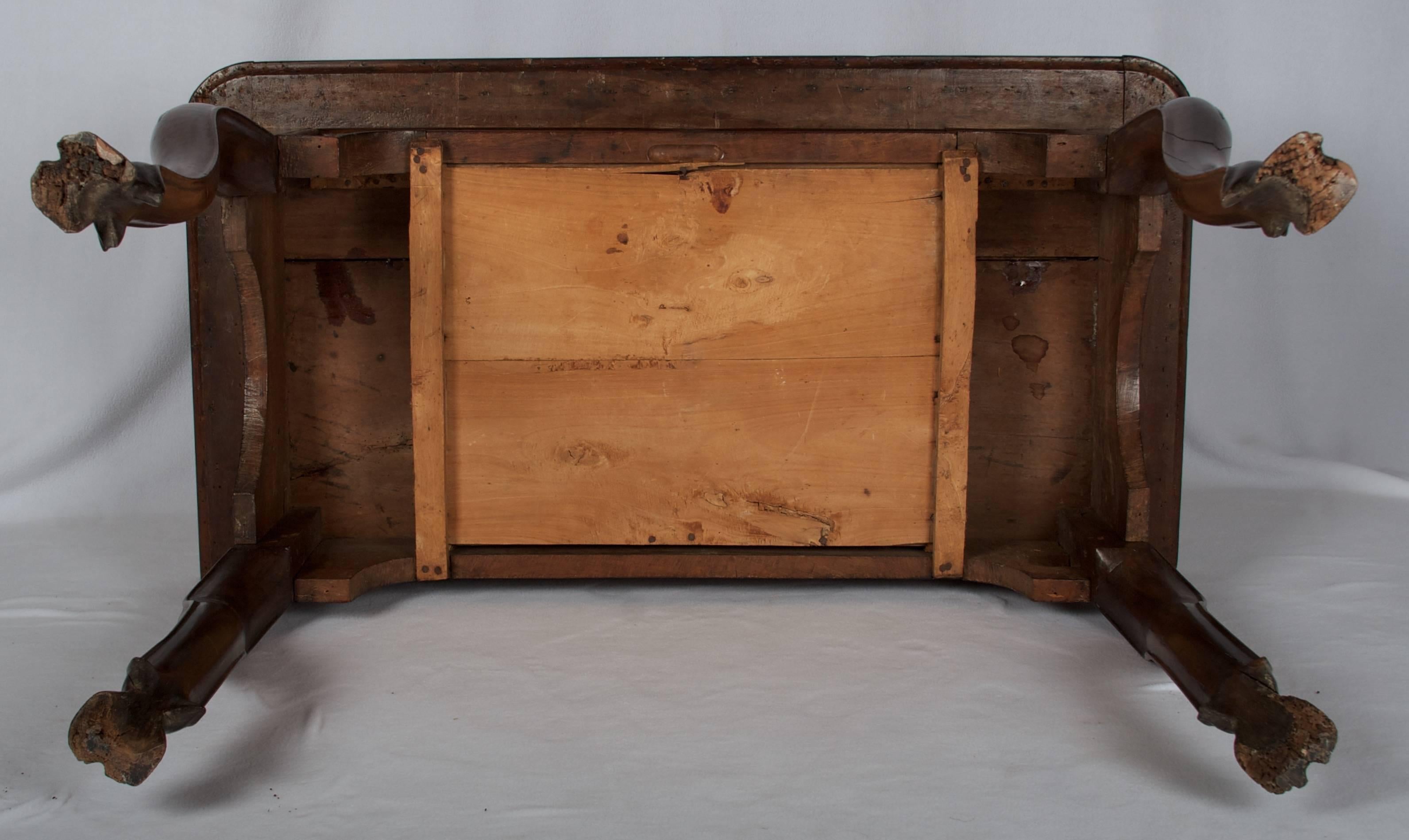Early 18th Century Regence Period Side Table with One Drawer 3