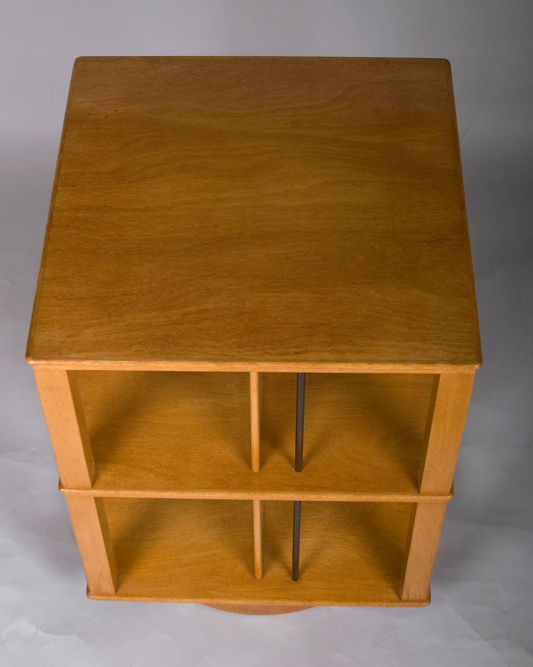 Modern Revolving Bookcase by Edward Wormley for Dunbar, Model #4867