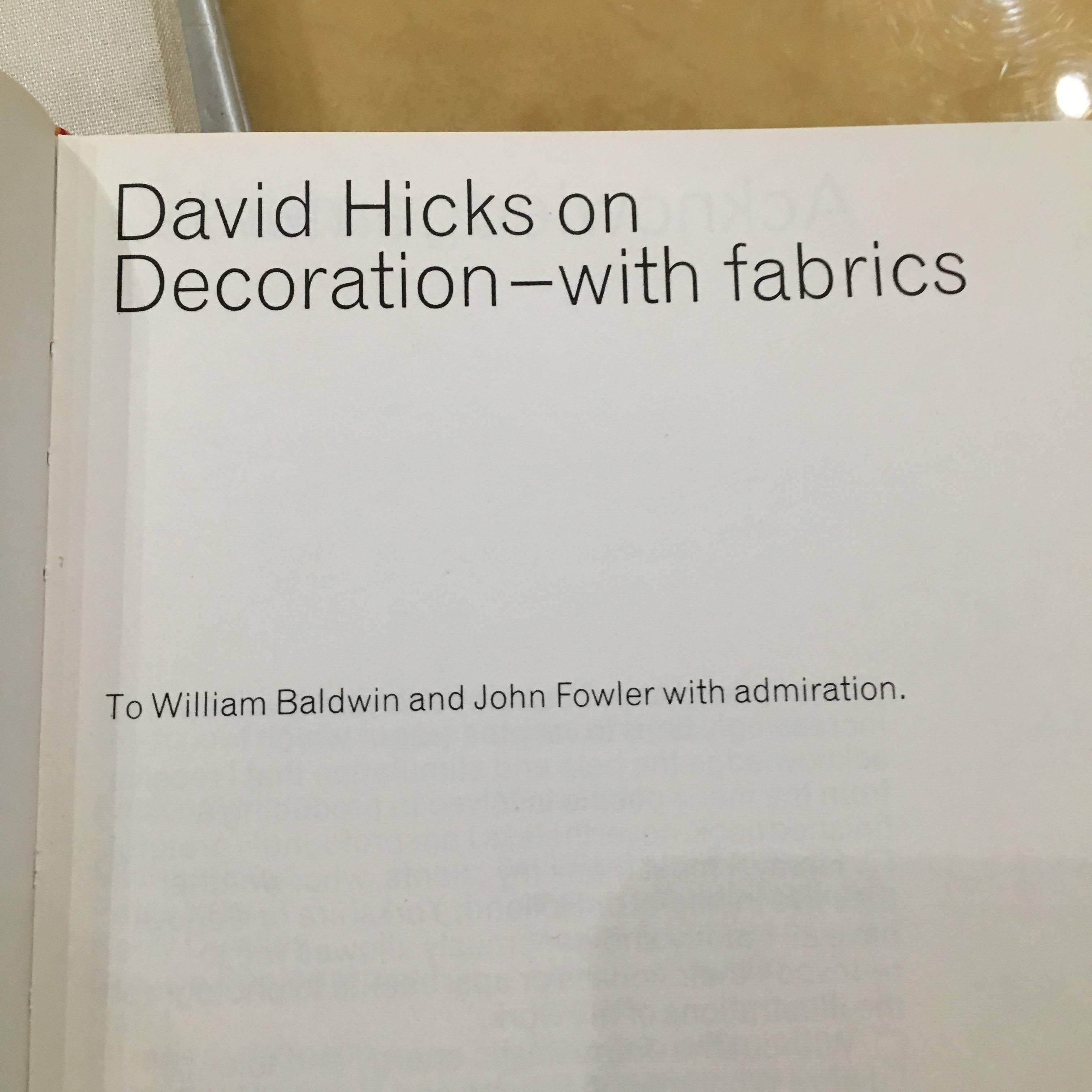 Rare Set of David Hicks Books on Design 2