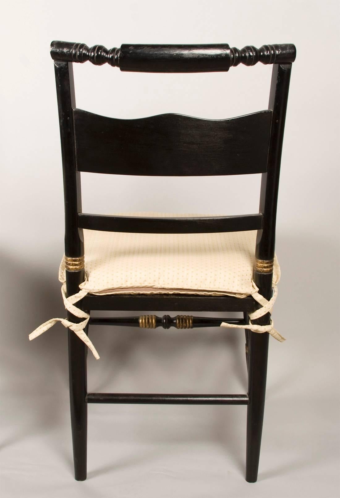 Six American Classical Fancy Chairs, circa 1840 In Good Condition In San Francisco, CA