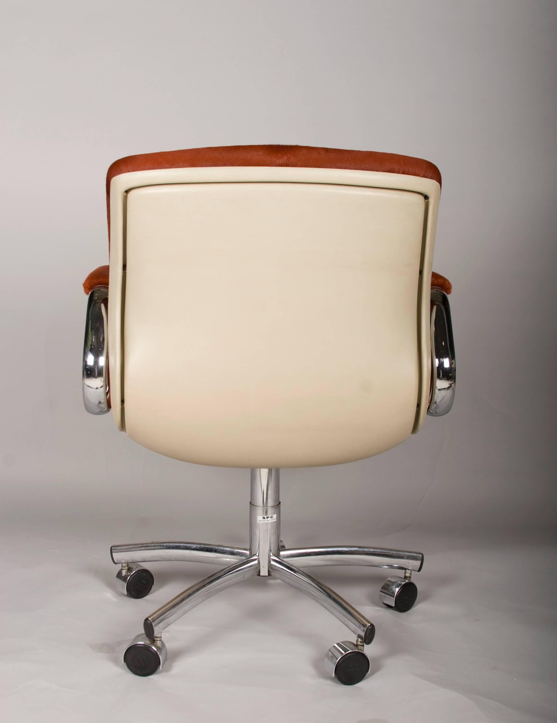 Iconic Steelcase armchair, newly upholstered in 