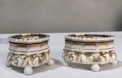 20th Century Nymphenburg Salt Cellars, Pair, circa 1940