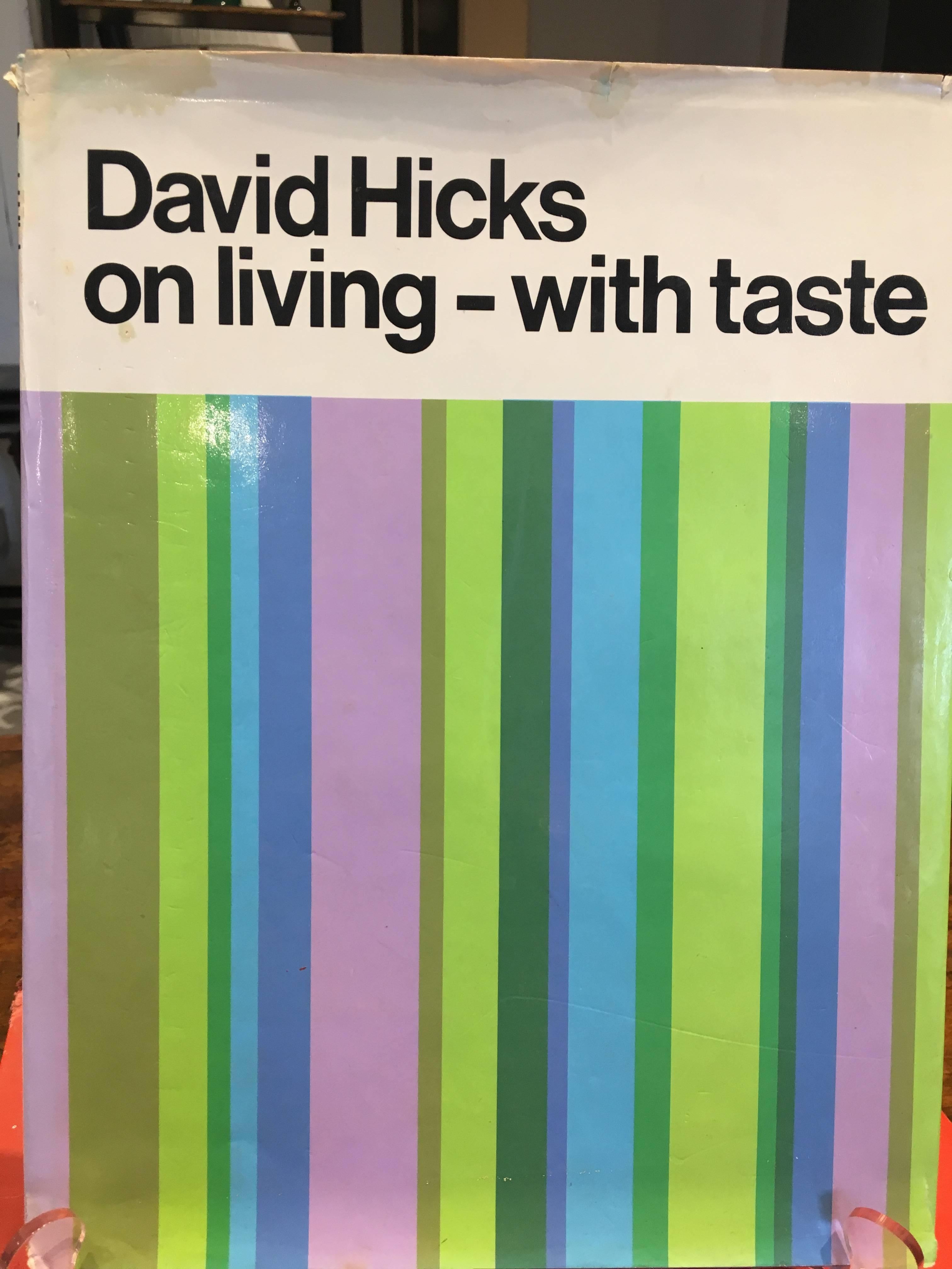 This is the complete set of all six of David Hicks design books, including the
Book on Decoration, as well as the Book on Home Decoration!
All six books are in good condition, the Book on Decoration is missing it's 
dust jacket. Some of the other