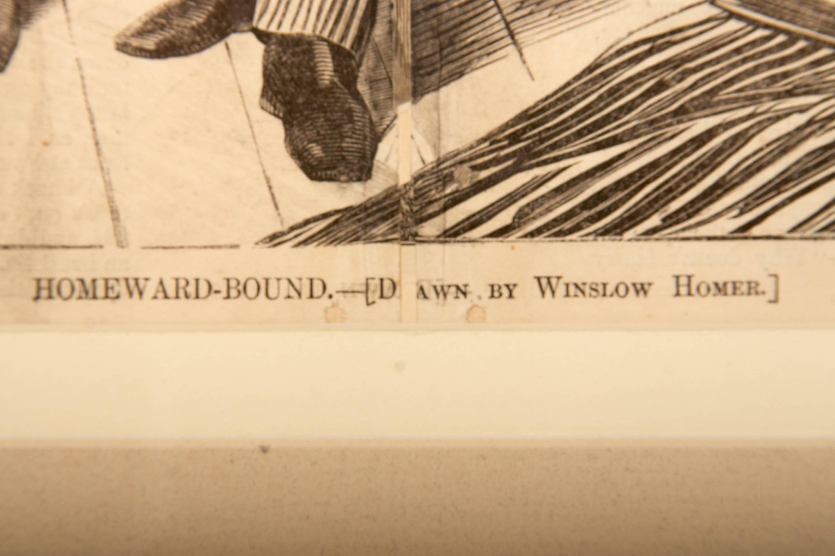 Paper “Homeward Bound” by Winslow Homer