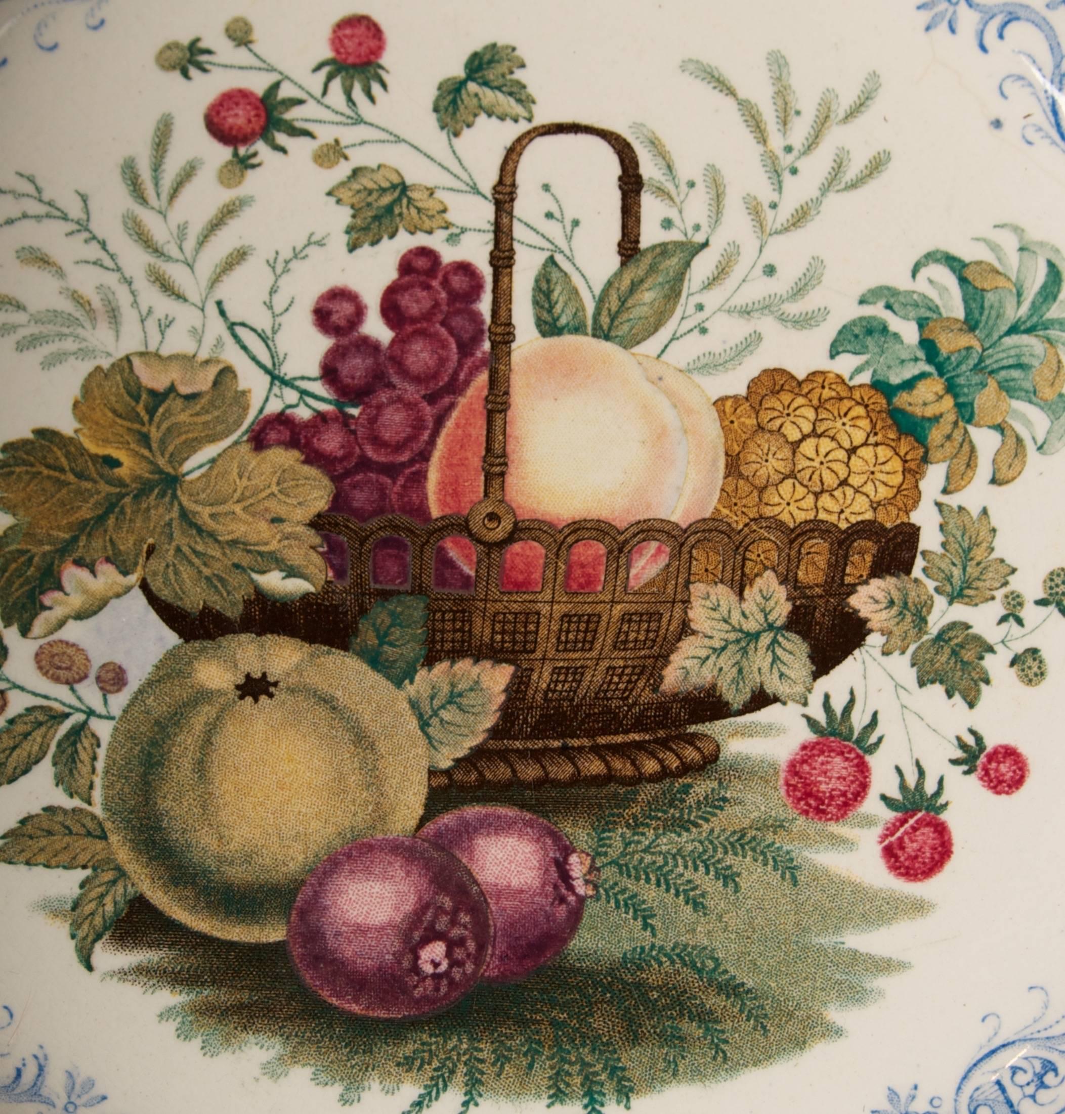 George IV 19th Century, William Smith & Co. Wedgewood Twelve Dinner Plates