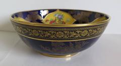 Rare, Mason's Ironstone Bowl, "Chinoiserie Dragon & Figure" Pattern, circa 1880