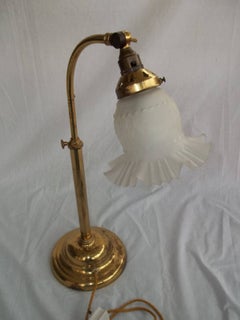 Christopher Wray English Desk Lamp Adjustable Brass, circa 1960s