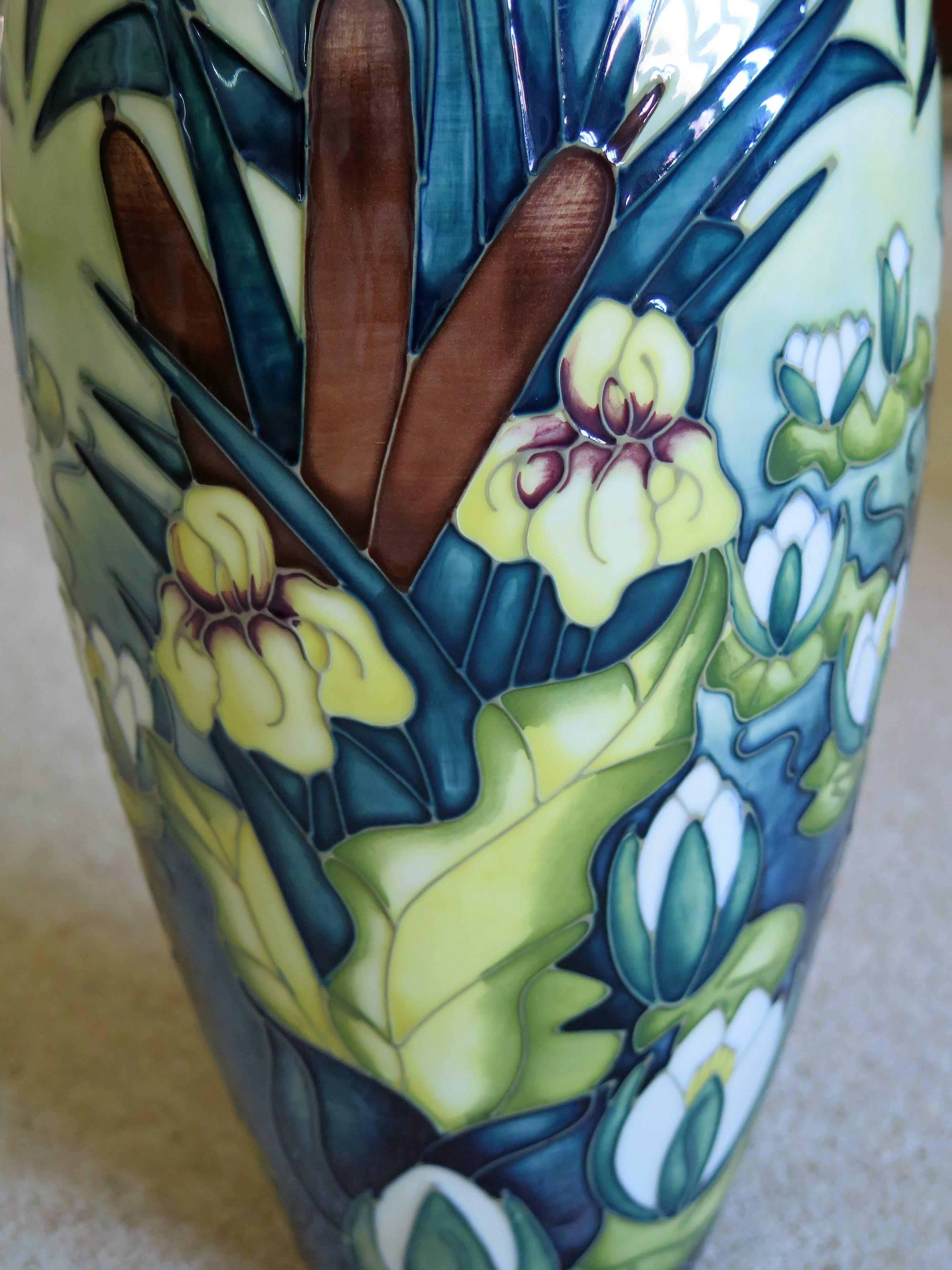 Modern Moorcroft Pottery Large Vase 
