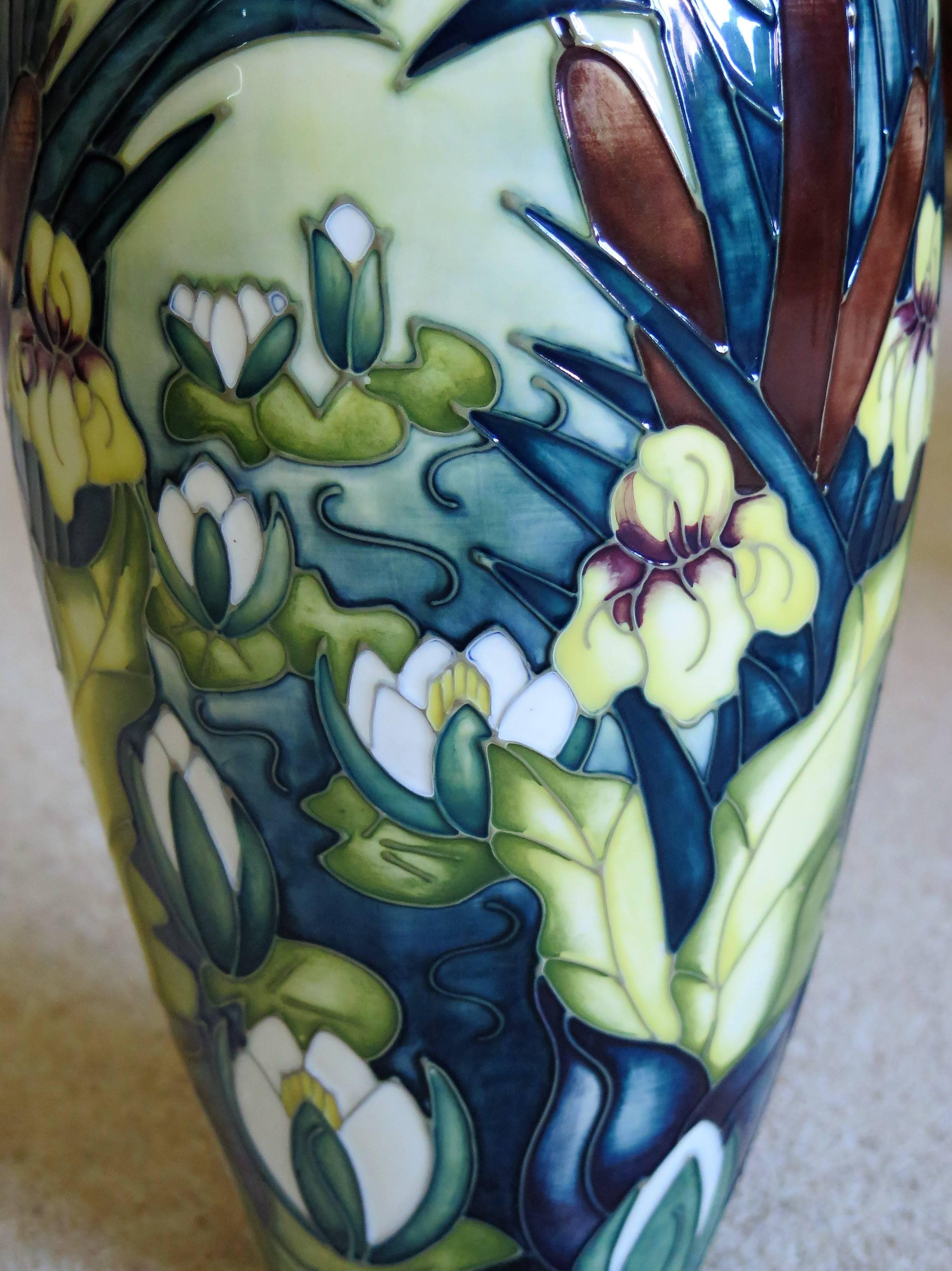 English Moorcroft Pottery Large Vase 