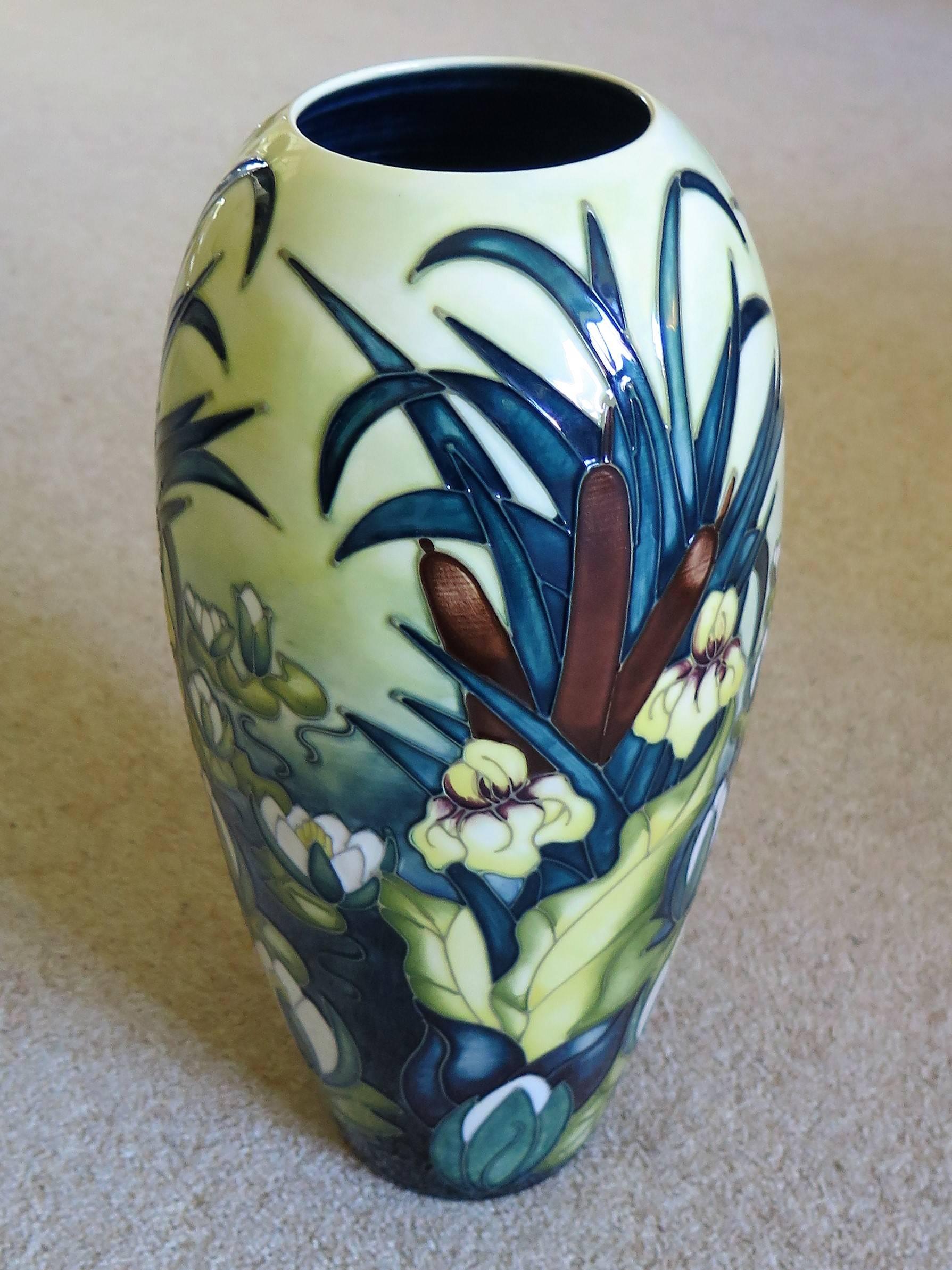 Hand-Painted Moorcroft Pottery Large Vase 