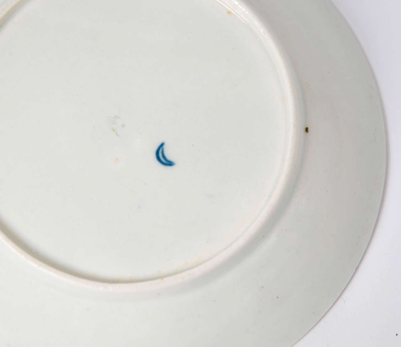 First Period Worcester Porcelain Blue and White Tea Bowl and Saucer, Ca 1765 2