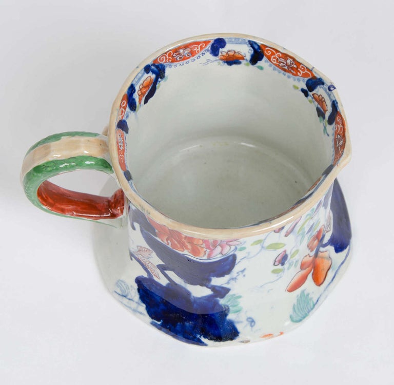 Georgian Mason's Ironstone Large Cider Tankard in chinoiserie  Pattern, Ca 1815 For Sale 1