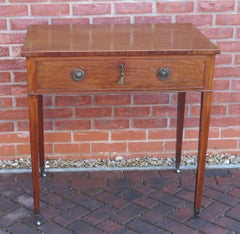 18thC Writing Table or Dressing Table, George III Sheraton Period circa 1790