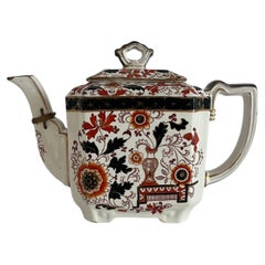 Mason's Ashworth's Ironstone Teapot in Old Japan Vase Pattern, circa 1875