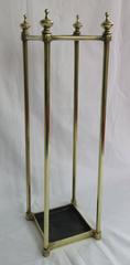 Late 19th Century, All-Brass Stick Stand, Four section, circa 1880