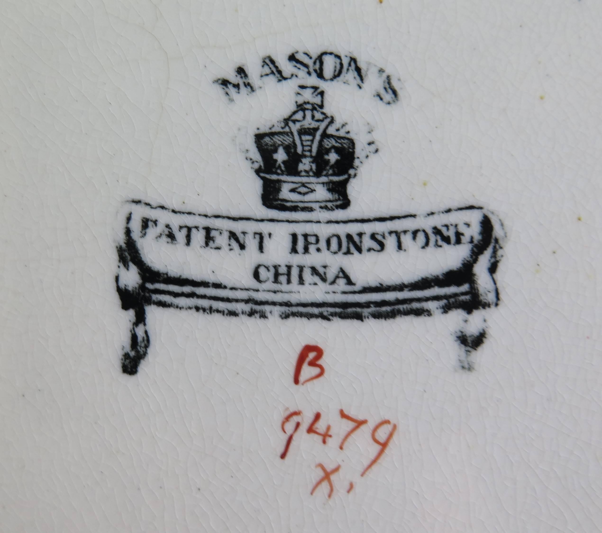 19th Century, Large Mason's Ironstone Bowl, 