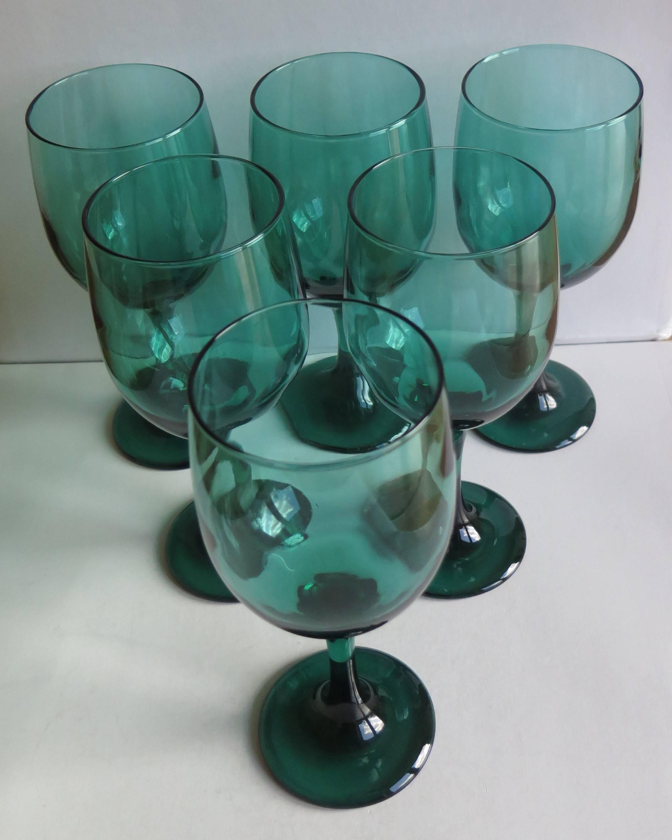bristol green wine glasses