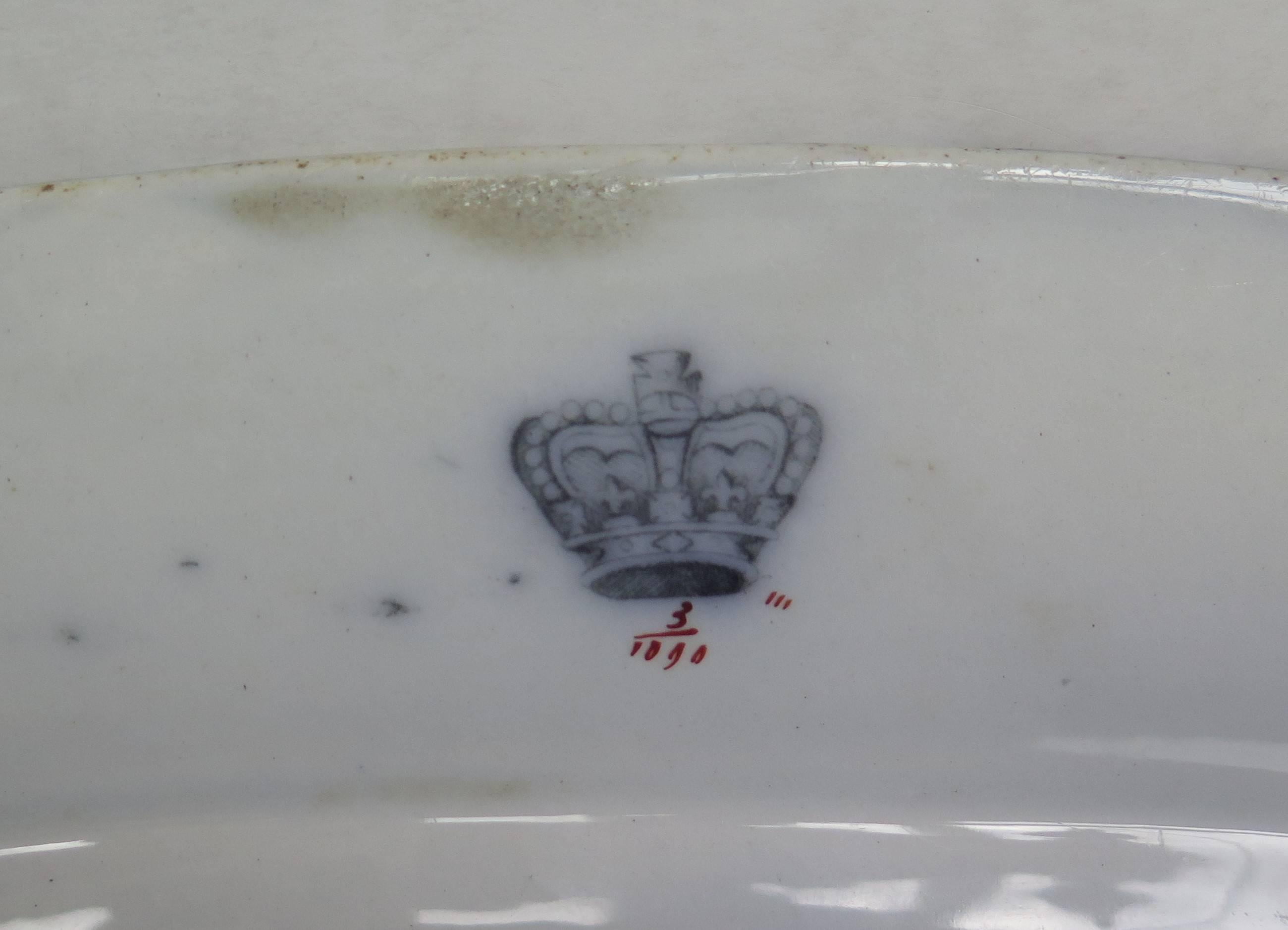 19th Century Mason's (F Morley & Co) Ironstone Platter hand painted Chinoiserie, Ca 1850