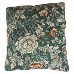 Woven Cushion or Pillow in William Morris Art Nouveau Floral style, 20th Century