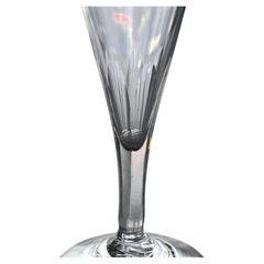 Calice da vino soffiato a mano del tardo periodo georgiano, con incisione “OXO”, 1790 circa