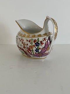 Worcester BFB Cream Jug from Lord & Lady Flight Collection, Ho Ho Birds, Ca 1810