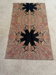 Woven Fabric Wall Hanging in Paisley pattern, 20th Century