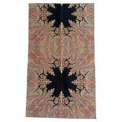Woven Fabric Wall Hanging in Paisley pattern, 20th Century