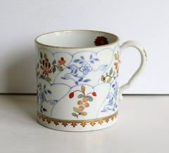 Copeland and Garrett Late Spode, Coffee Can, Japan Brocade Pattern, circa 1835
