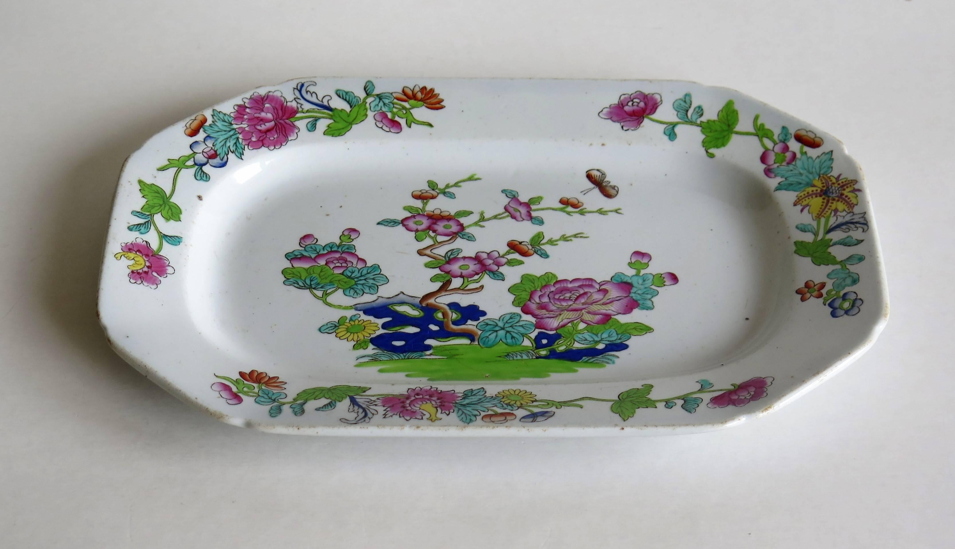 19th Century Late Georgian Spode Platter Ironstone Willis Pattern No. 2148, circa 1825